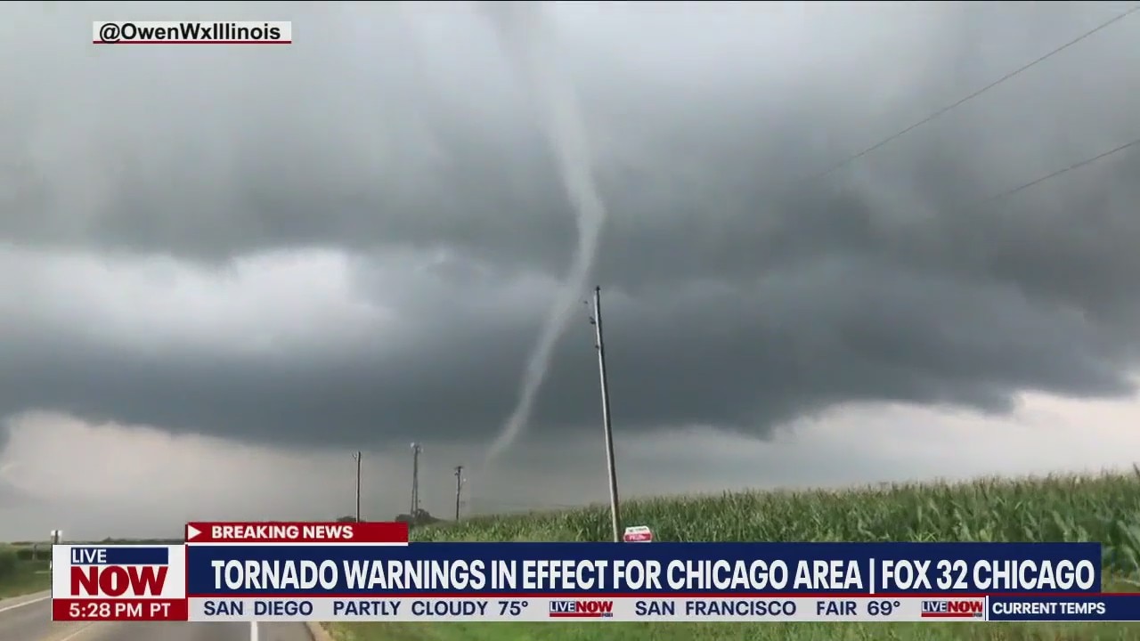 Videos show multiple tornado touchdowns in Chicago area