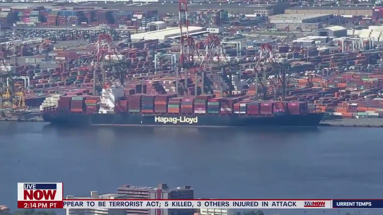 Cargo ship backlog in California causing massive delays