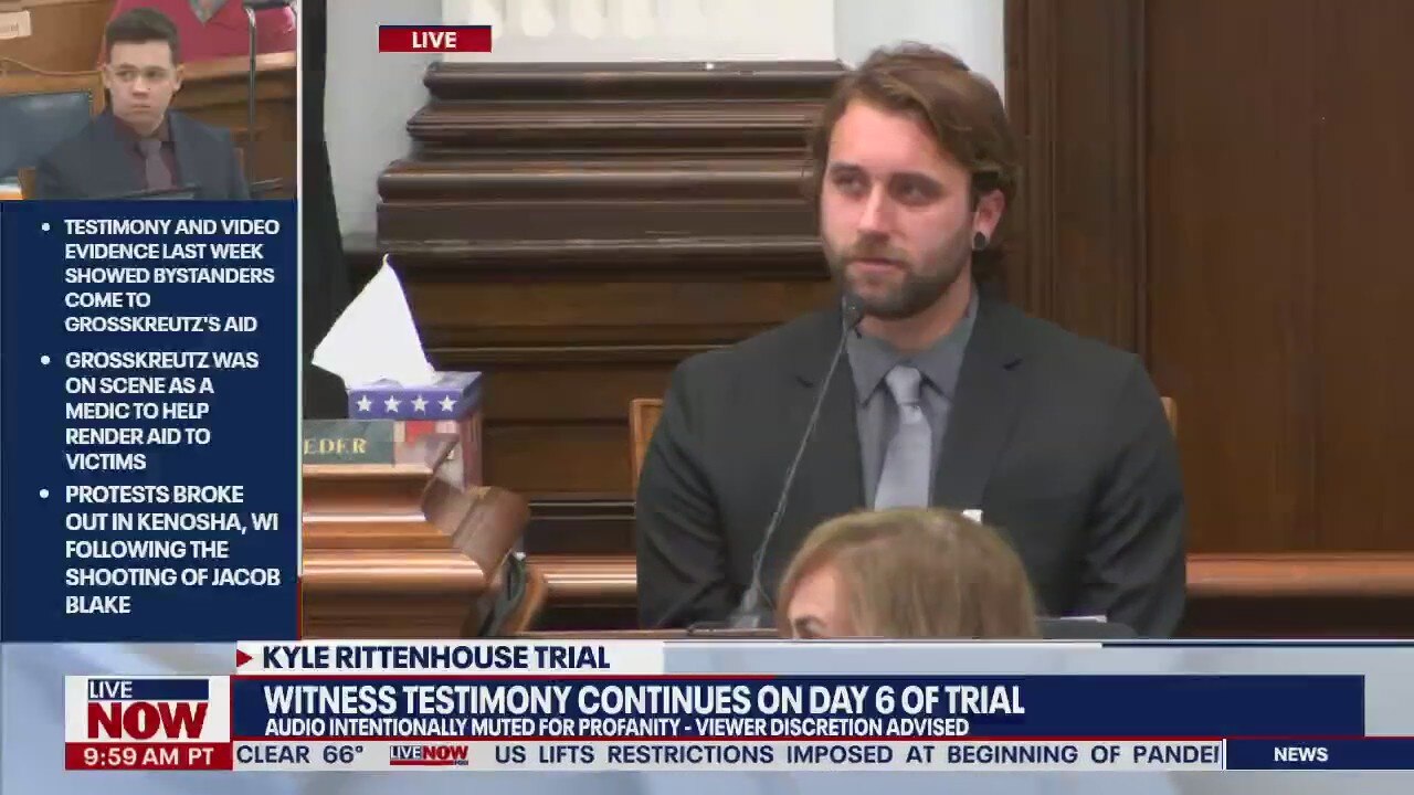 Rittenhouse shooting victim confronted with video showing him pointing gun at defendant
