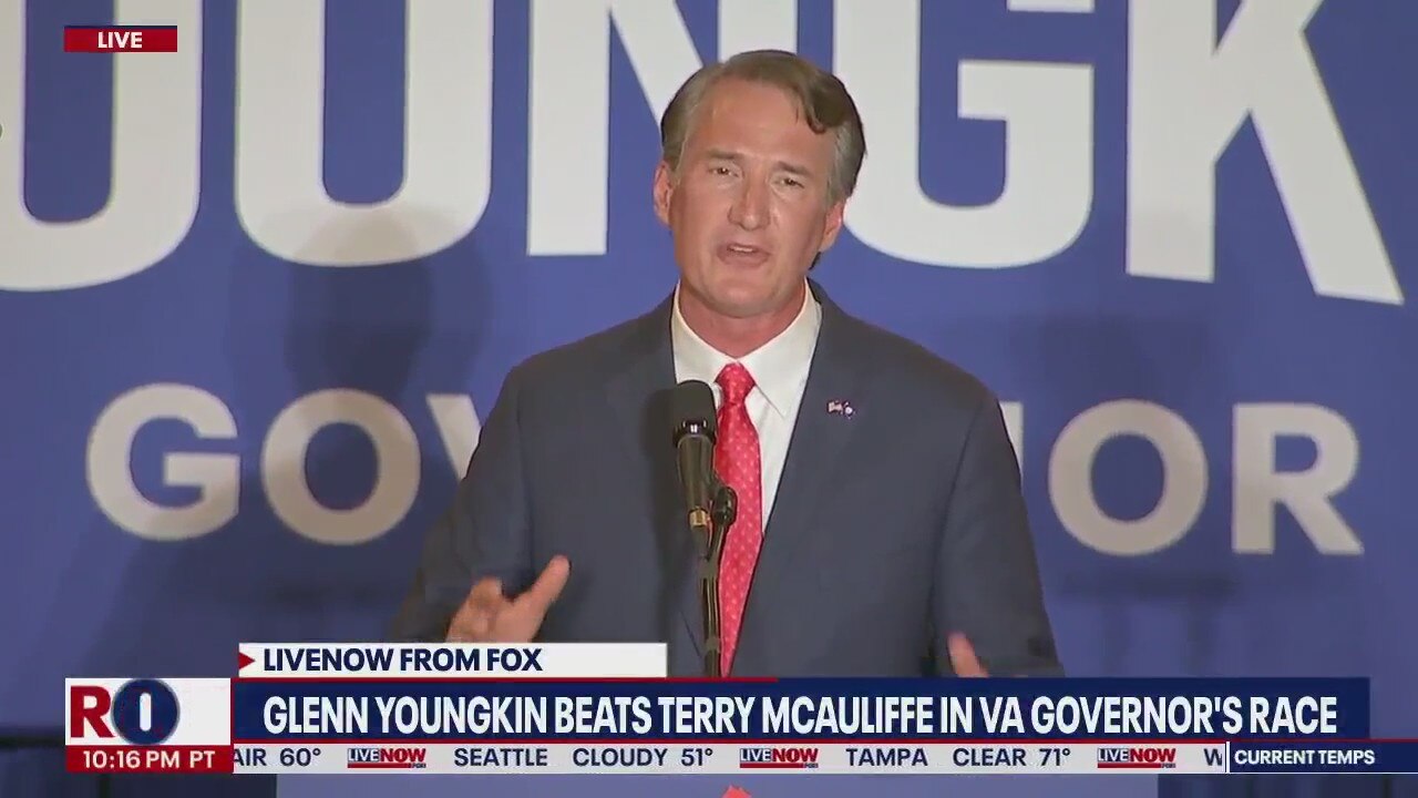 Glenn Youngkin beats Terry McAuliffe in Virginia Governor's race | LiveNOW from FOX