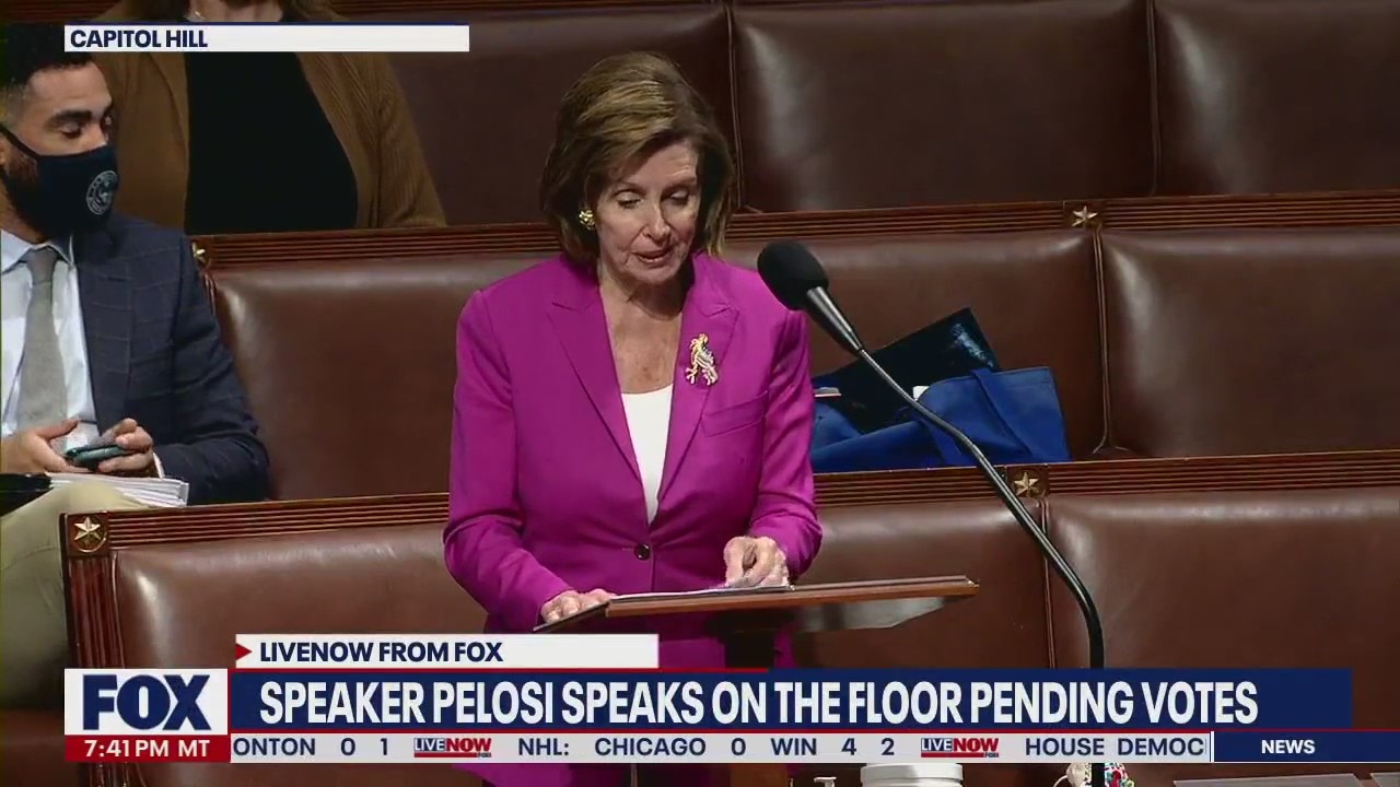 House Speaker Nancy Pelosi urges lawmakers to pass $1T infrastructure bill