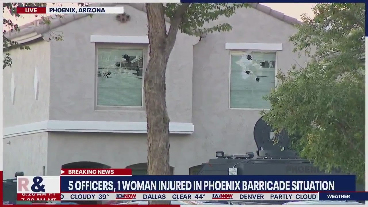 5 officers injured trying to rescue baby during Phoenix barricade standoff