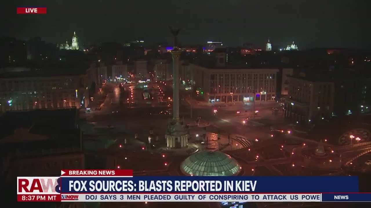 Russia attacks Ukraine: Explosions in Kyiv as invasion ordered