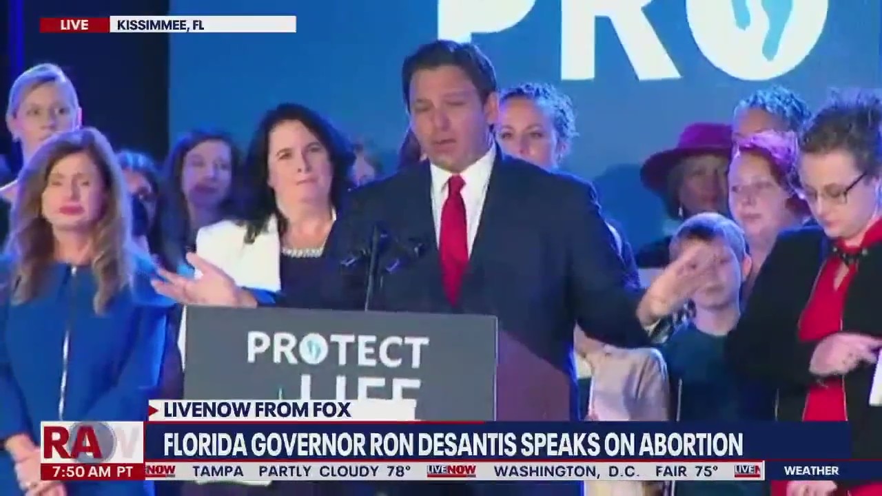 DeSantis signs 15-week abortion ban for Florida