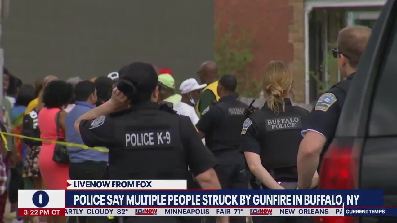 Buffalo shooting: 'Multiple people' shot at Tops grocery store, suspect in custody