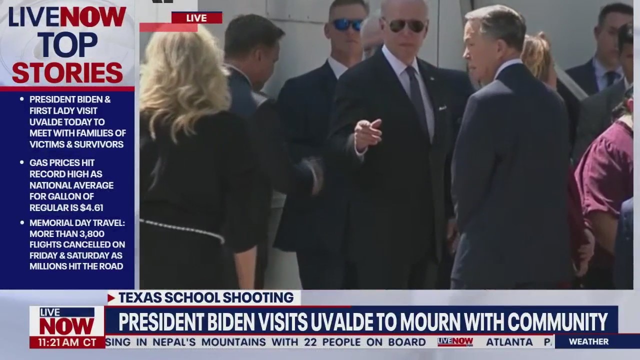 President Biden, first lady Jill Biden visit Uvalde, Texas