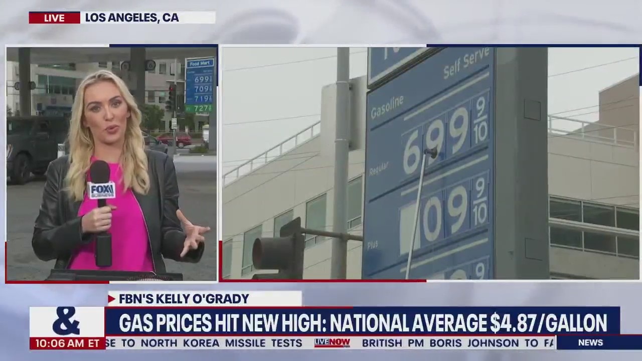 Gas Prices hit new high, surge in California, Florida, more from Fox Business News | LiveNOW from Fox