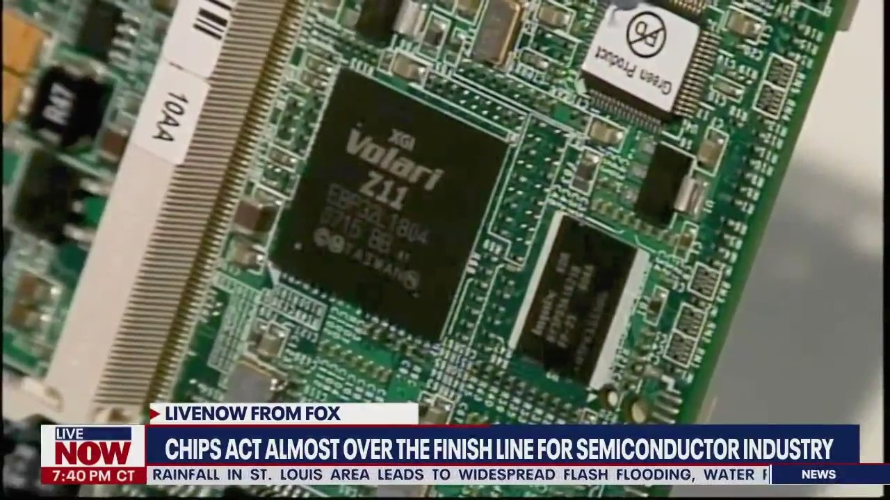 Semiconductor chip bill passes hurdle in Senate, final vote expected later this week | LiveNOW from FOX