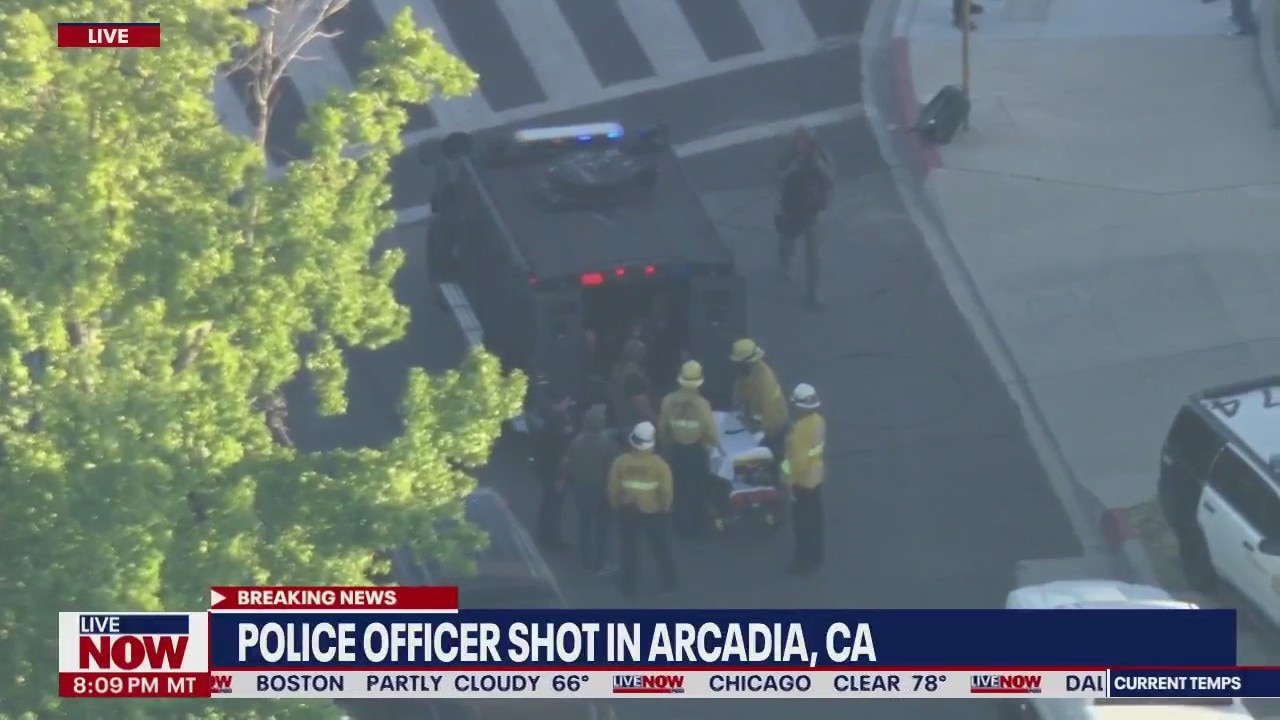 Police officer shot in Arcadia, suspect barricaded: NEW DETAILS | LiveNOW from FOX