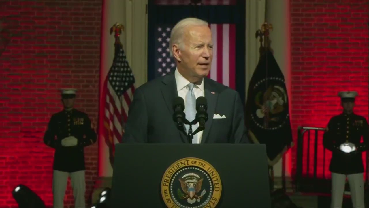 Pres. Biden 'in full campaign mode' during Soul of the Nation Speech in Philadelphia | LiveNOW from FOX