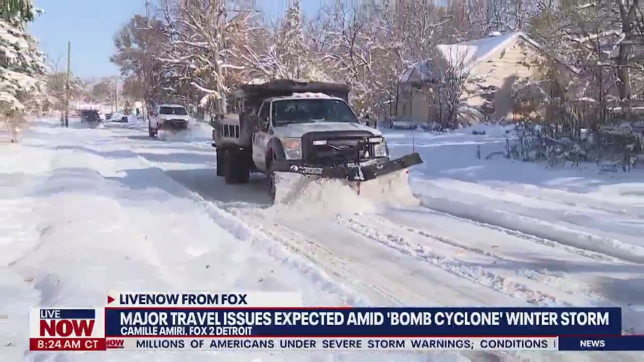 Detroit prepares ahead of major 'bomb cyclone' winter storm