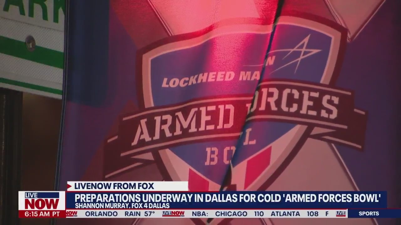 Preparations underway in Dallas ahead of 'Armed Forces Bowl'
