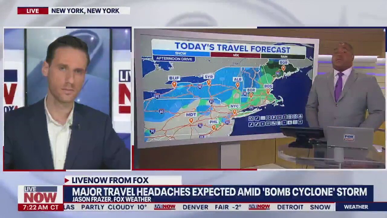 FOX Weather provides forecast on 'Bomb Cyclone'