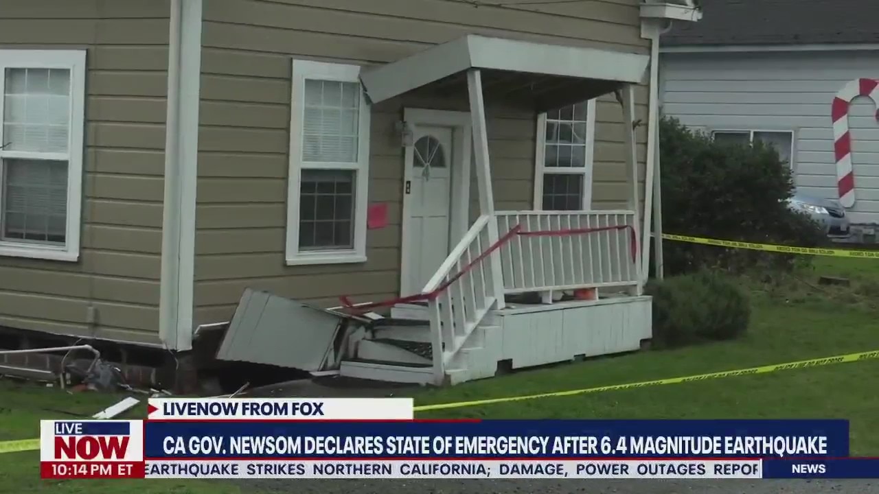 Northern California earthquake: Gov. Newsom declares state of emergency | LiveNOW from FOX