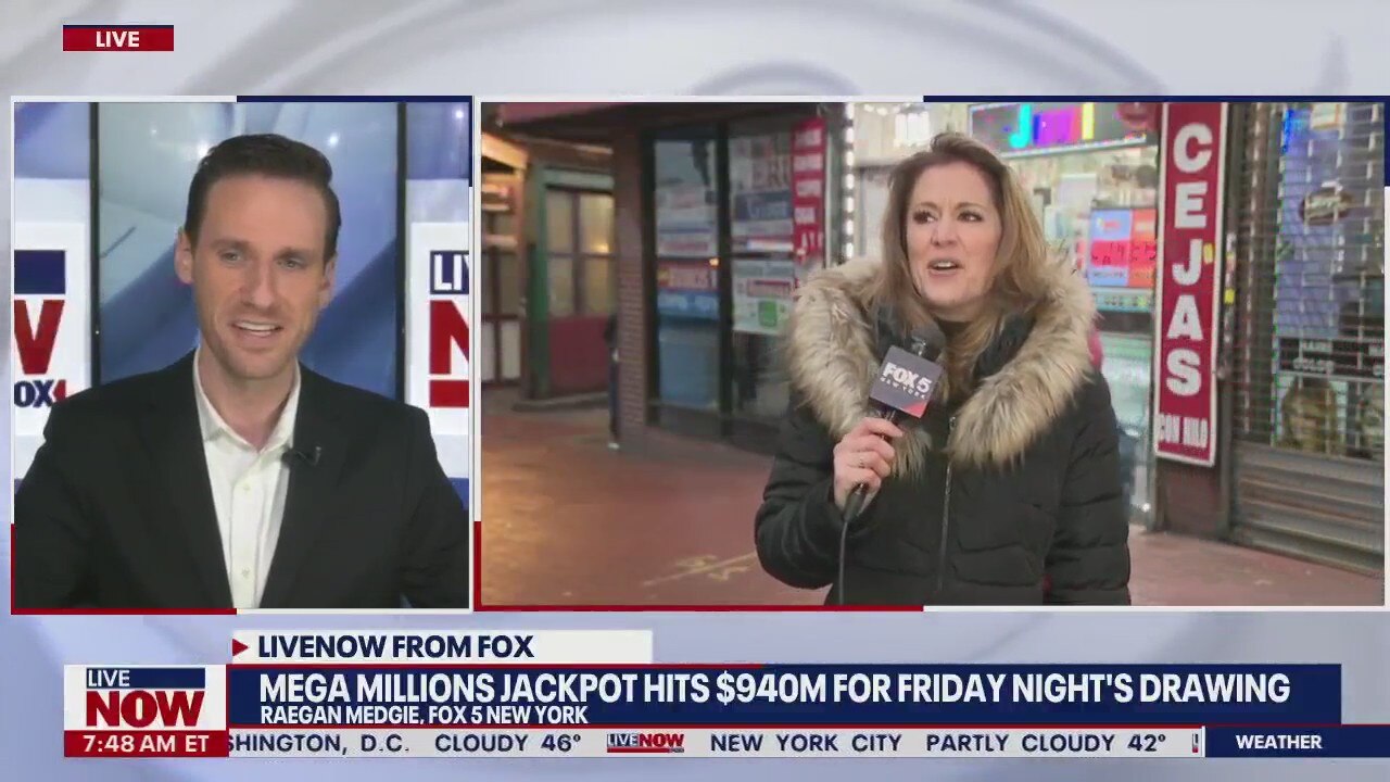 Mega Millions jackpot hits $940M for Friday's drawing