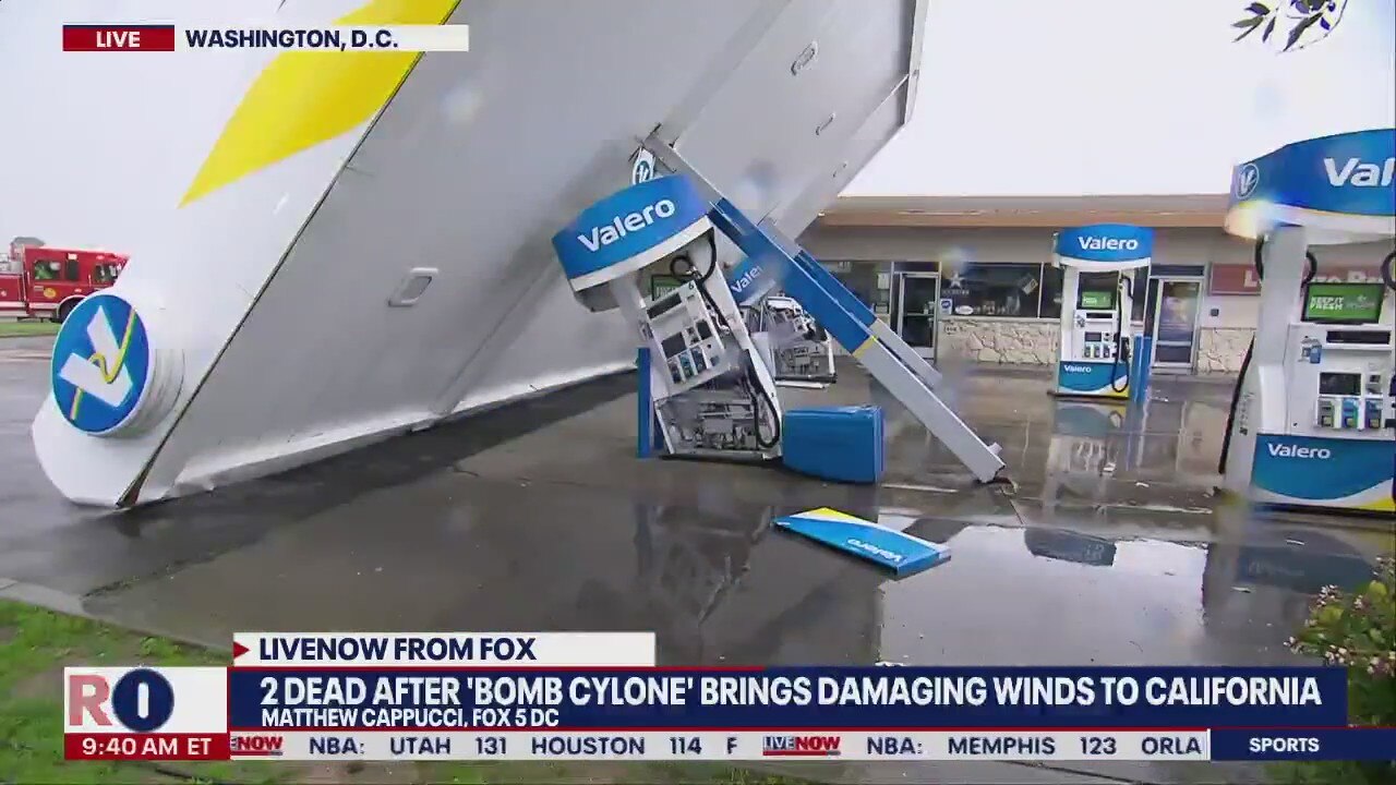 At least 2 dead in California after bomb cyclone