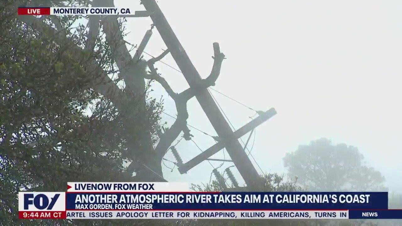 Atmospheric River slams California coast