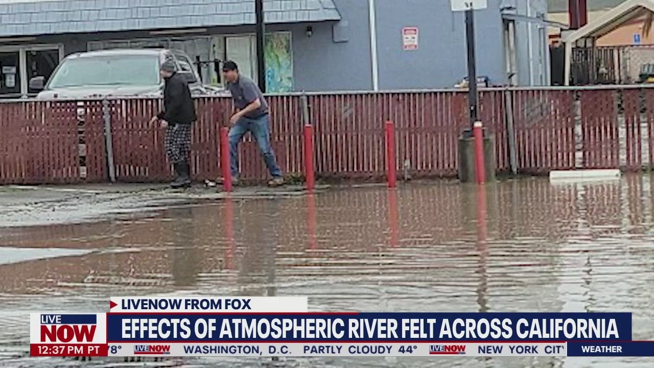Monterey County, California hit hard by atmospheric river