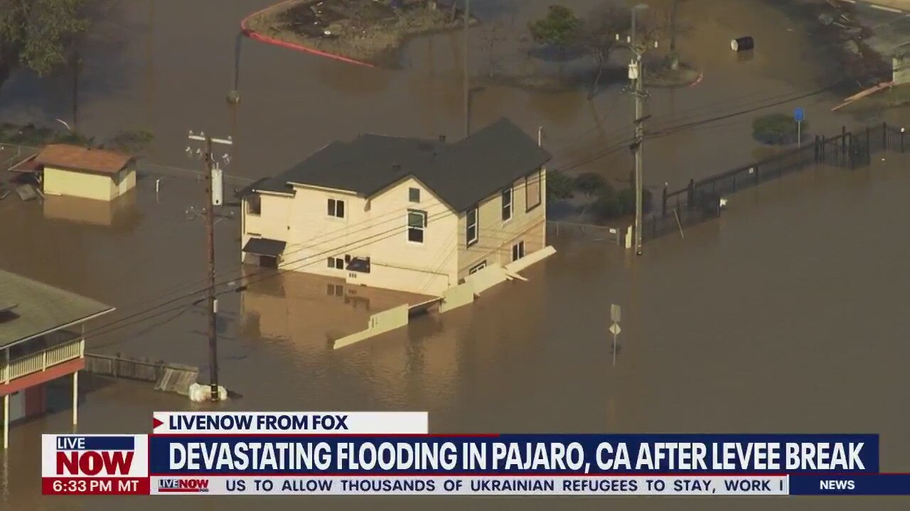 California storms: devastating flooding in Pajaro, CA after levee breach | LiveNOW from FOX