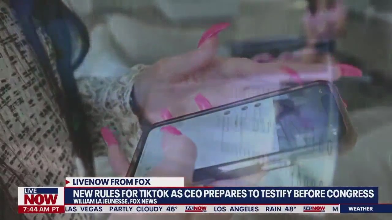 New rules for TikTok ahead of company's CEO testifying before Congress