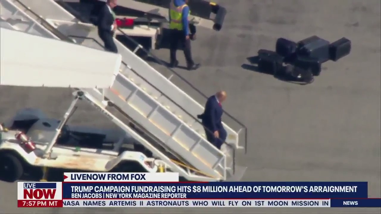 Trump campaign raises millions after indictment, ahead of arraignment | LiveNOW from FOX