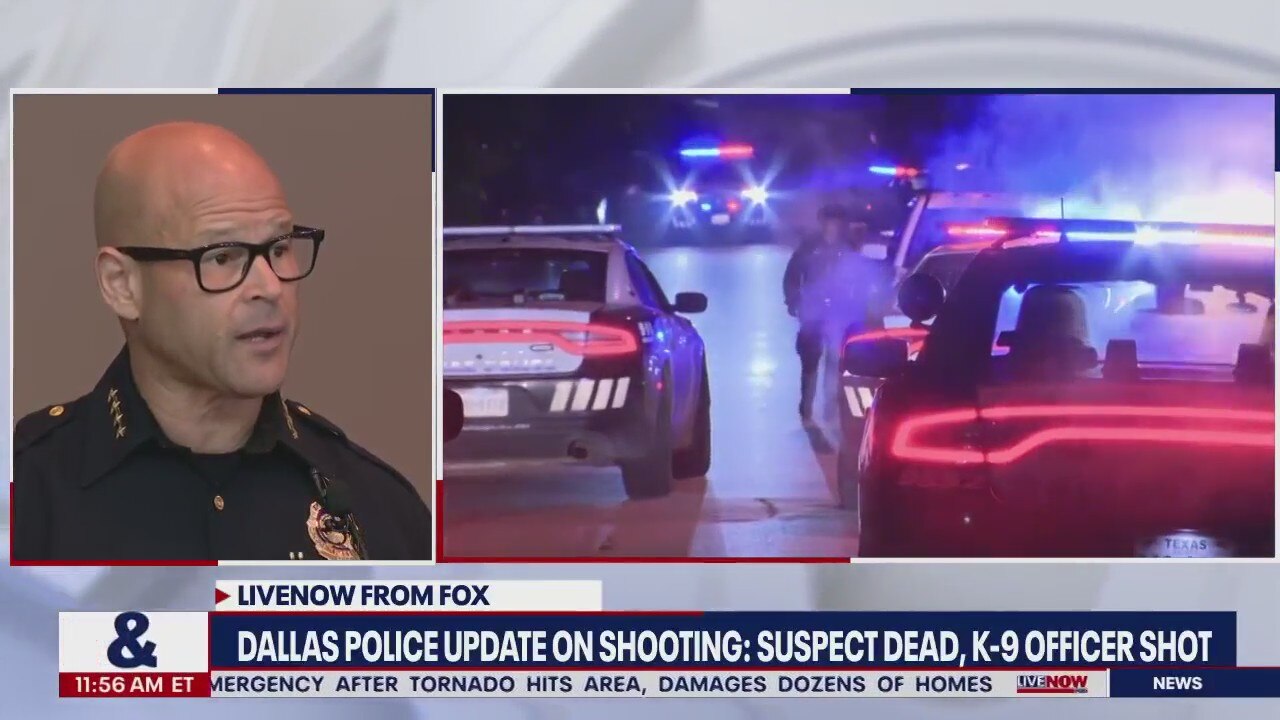 Officer, K-9 unit injured in shootout with domestic violence suspect in Dallas