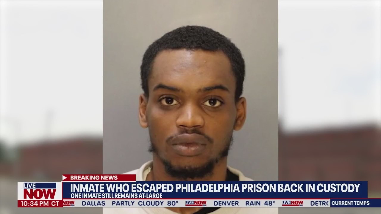 1 of 2 escaped prisoners back in custody