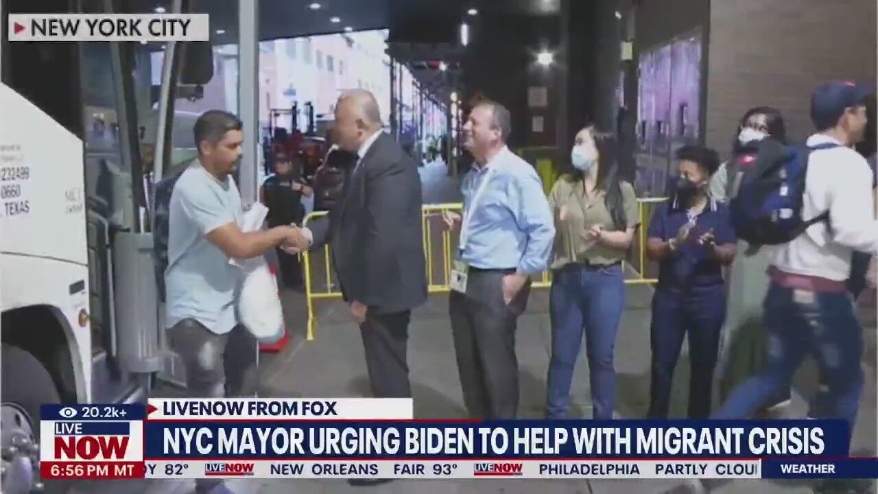 Migrant crisis: NYC mayor asks Biden for help