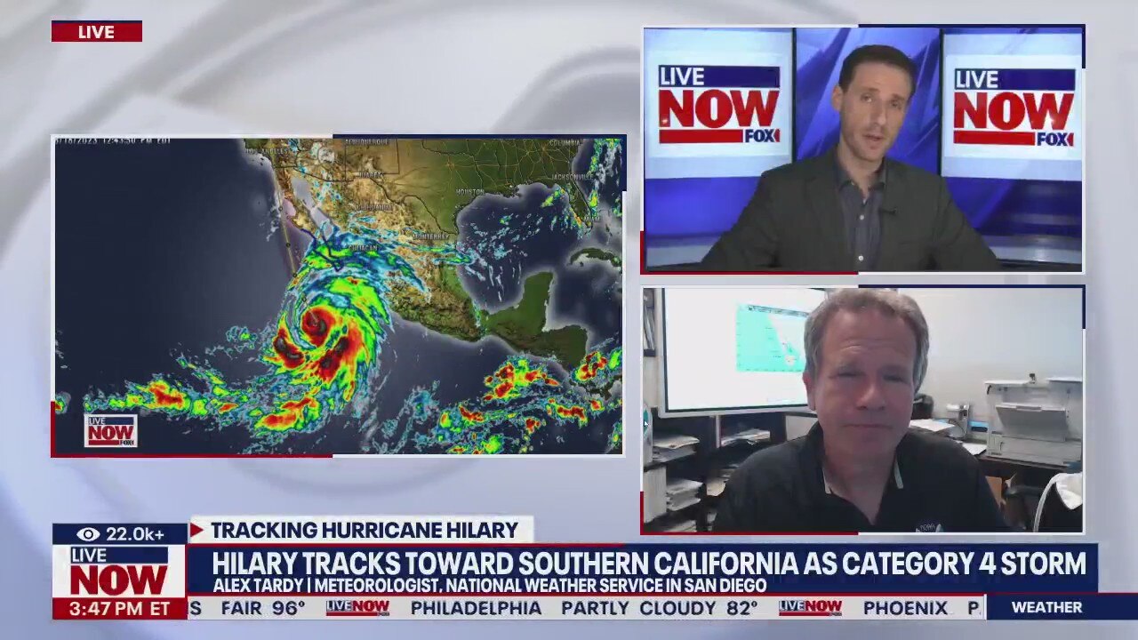 Hurricane Hilary: NWS on rare storm