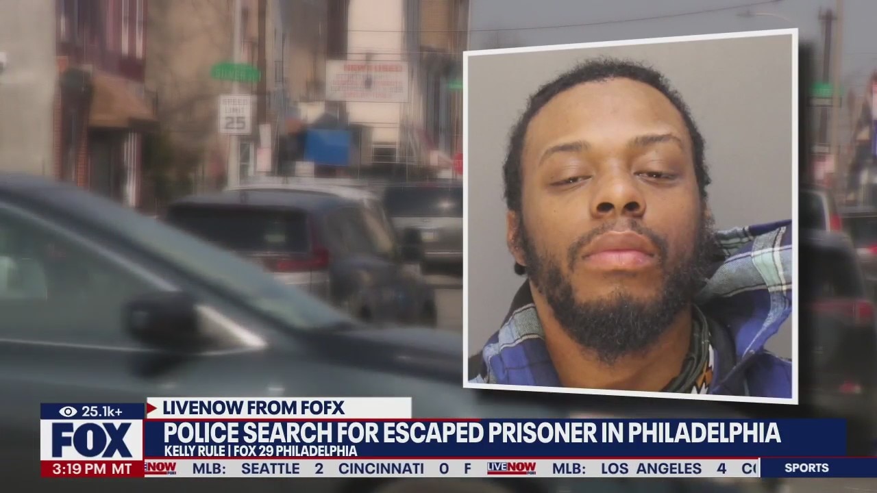 Police search for escaped prisoner in Philadelphia