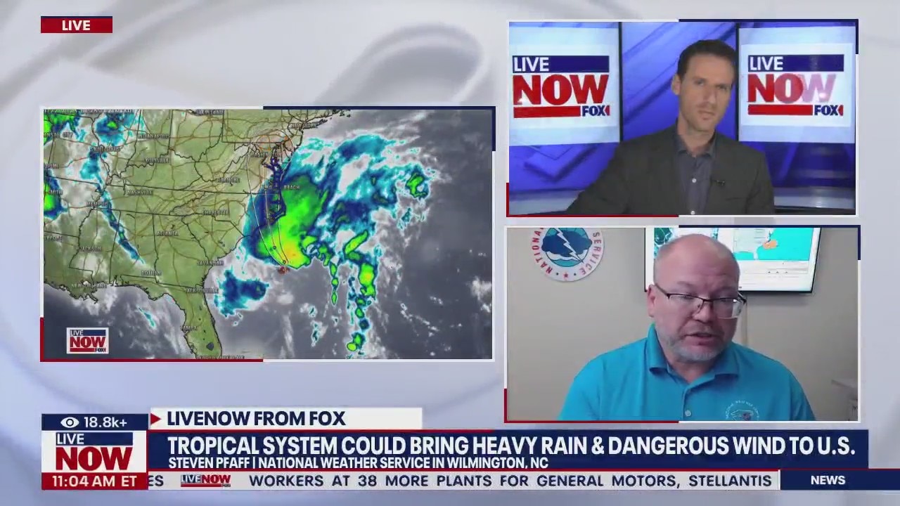 Tropical Storm Ophelia: Rain & wind to hit U.S.