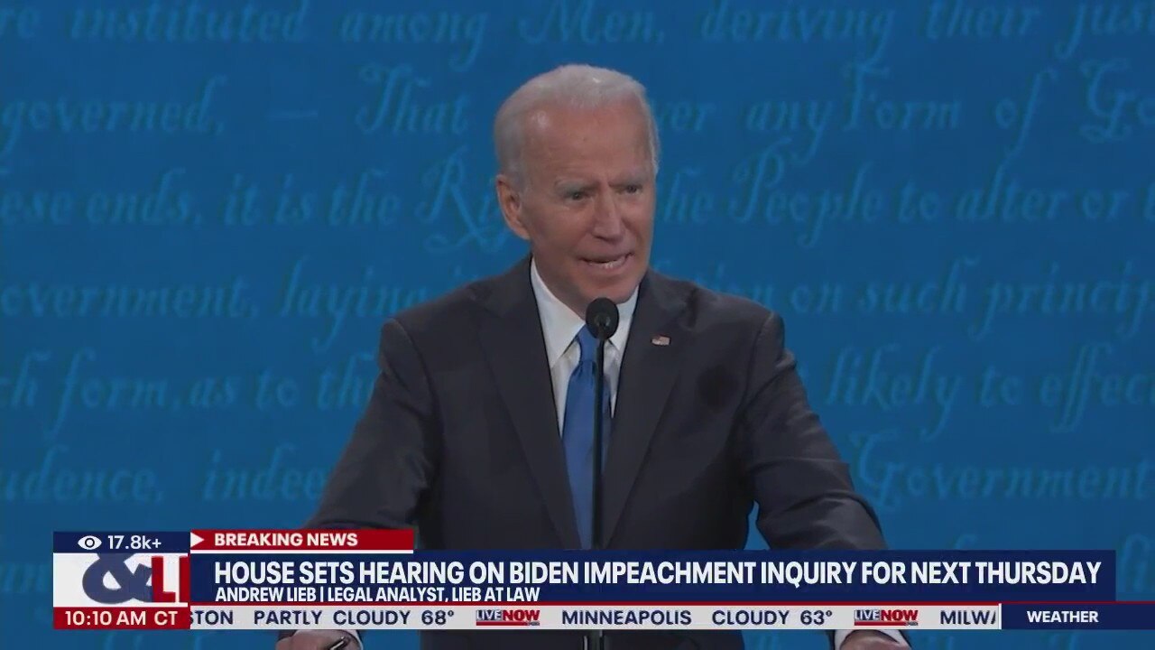 House sets hearing on Biden impeachment inquiry