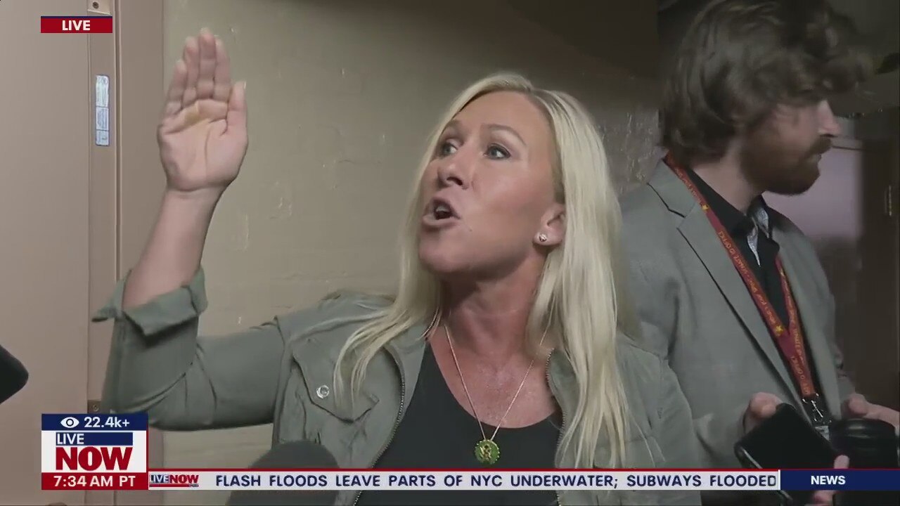 Taylor Greene sounds off about shutdown