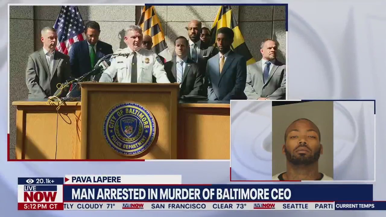Suspect arrested in murder of Baltimore tech CEO