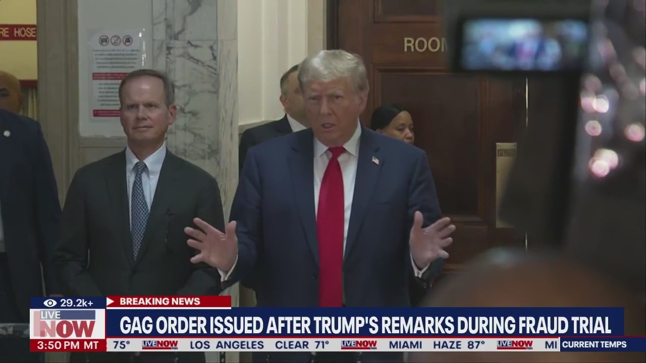 Gag order issued for Trump in NYC fraud trial