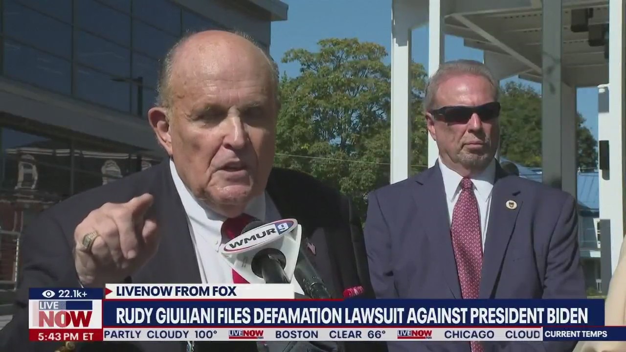 Giuliani announces lawsuit against Biden