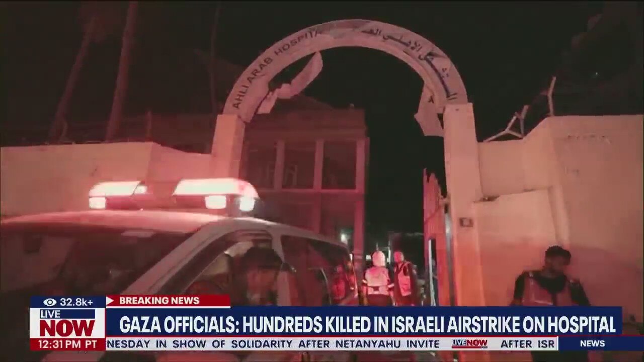 Hospital explosion: Hamas blames Israel