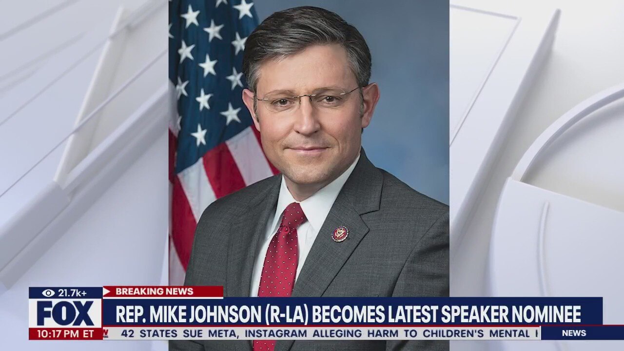 Rep. Johnson (R-LA) picked as speaker nominee