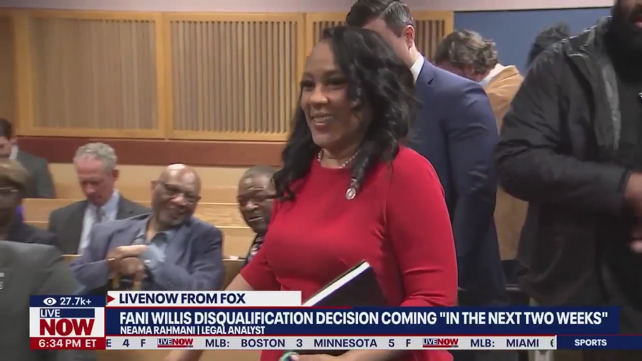 Fani Willis: Disqualification decision coming in the next two weeks