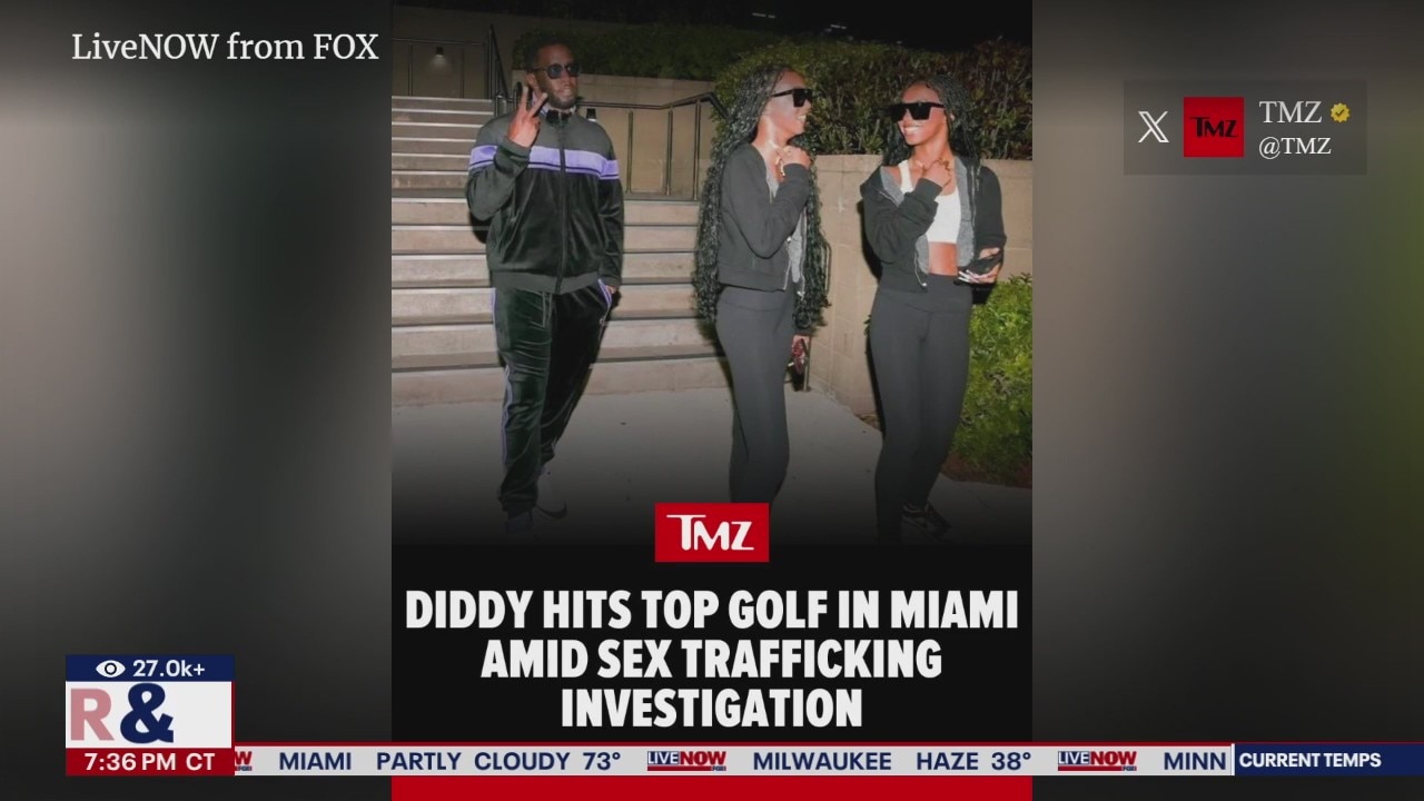 'Diddy' seen for first time since federal raid