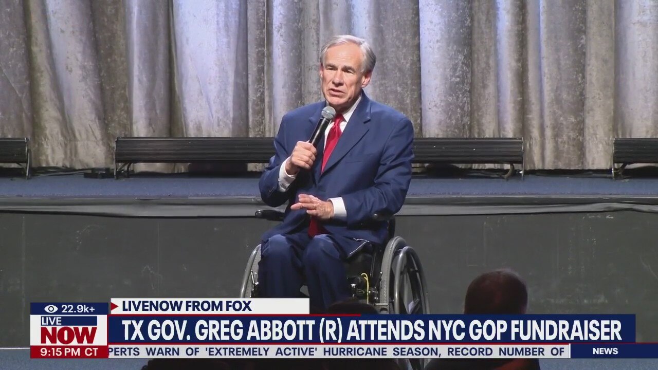 Texas Gov. Greg Abbott fundraises in New York City