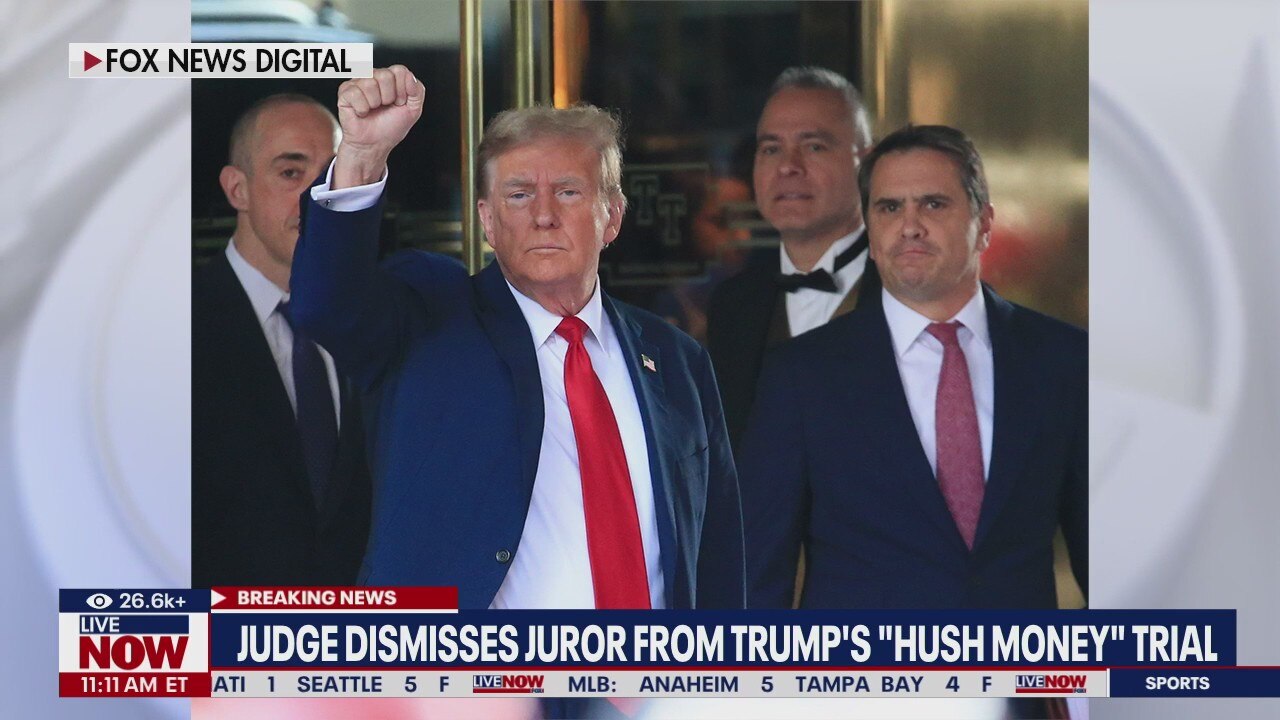 Judge dismisses juror from Trump's "hush money" trial