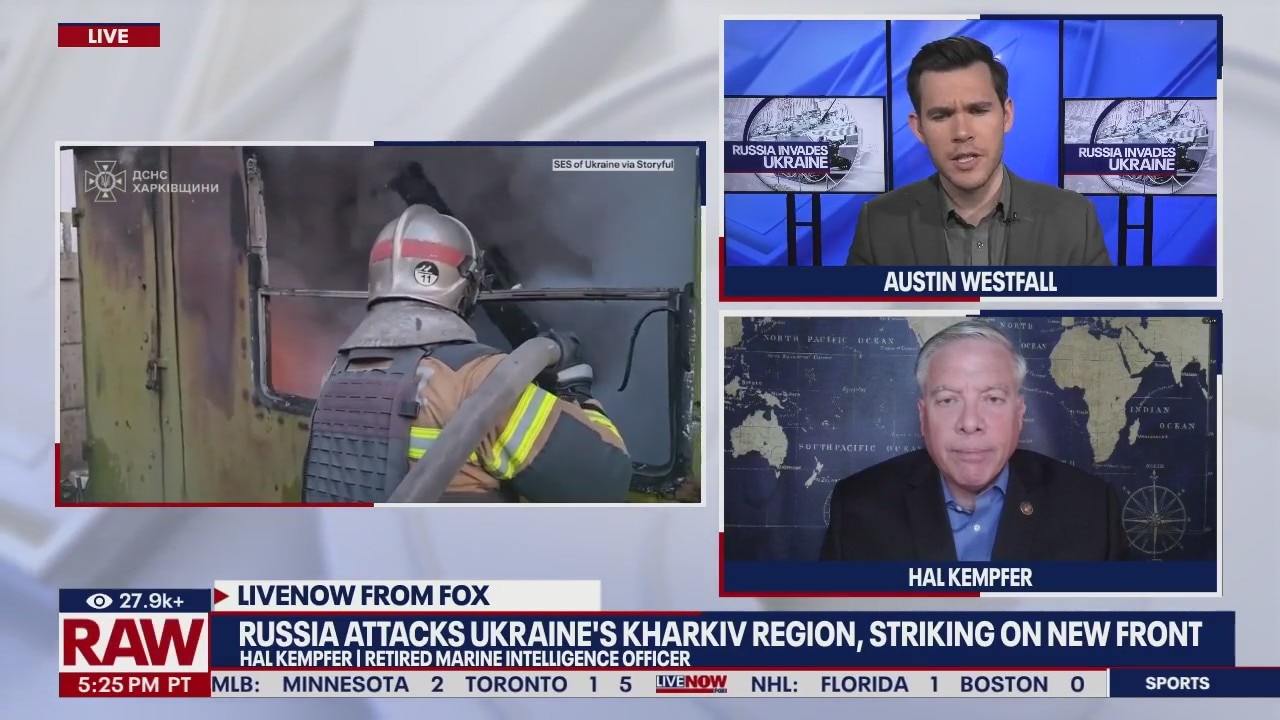 Russia attacks Ukraine's Kharkiv region