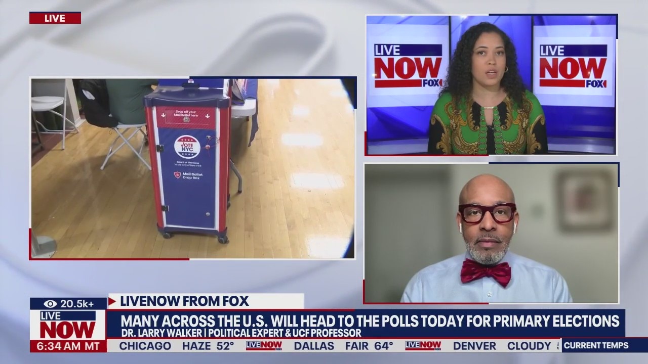 Primary elections being held across the US