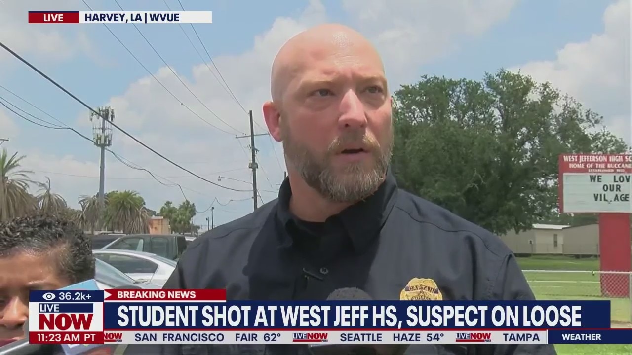 School shooting: Suspect on the run in Louisiana