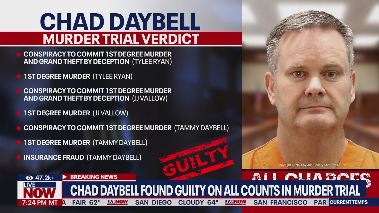 Chad Daybell found guilty of triple-homicide
