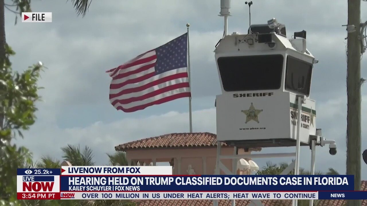 Hearing held on Trump classified documents case in Florida