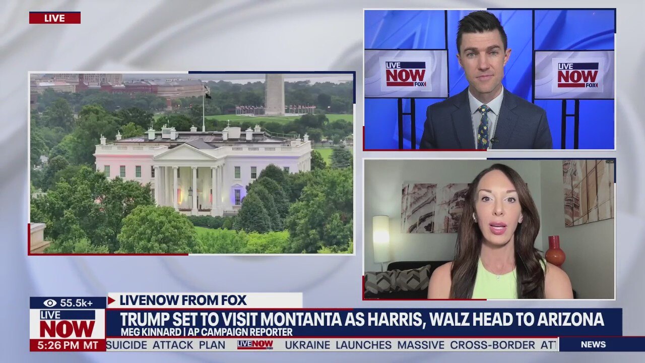 Trump heads to Montana, Harris heads to Arizona