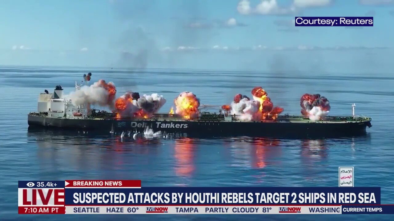 Suspected attacks by Houthi rebels target 2 ships