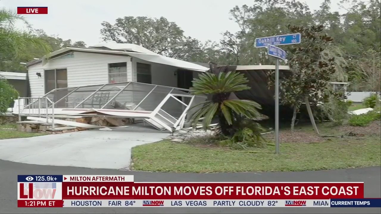 Damage reported across FL after Milton landfall